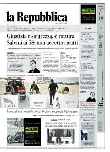 la Repubblica - 7 Novembre 2018