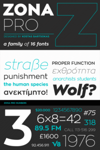 Zona Pro Font Family