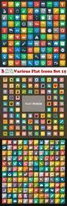 Vectors - Various Flat Icons Set 15