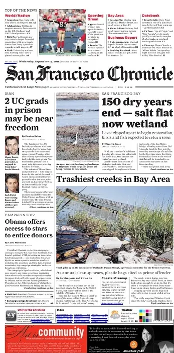 San Francisco Chronicle - (14.09.2011)