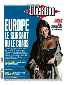 Libération du Mercredi 18 Janvier 2017