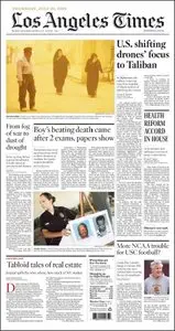 Los Angeles Times, Thursday, July 30, 2009.