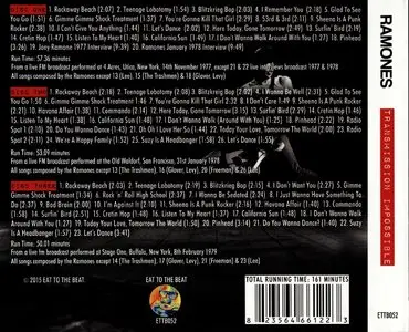 Ramones - Transmission Impossible (2015) [3CD Set] {Eat To The Beat}
