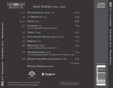 Miguel Baselga - Albéniz: Piano Music, Vol. 9 (2017)