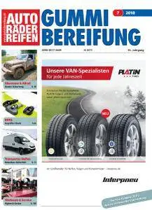 AutoRäderReifen - Gummibereifung - Juli 2018