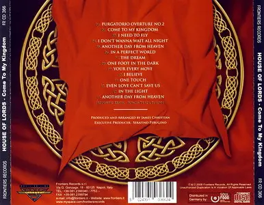 House Of Lords - Come To My Kingdom (2008) Repost