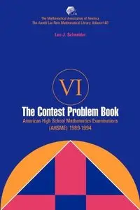 Contest Problem Book VI: American High School Mathematics Examinations 1989-1994