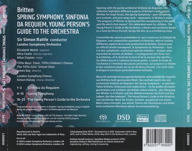 Simon Rattle, London Symphony Orchestra - Benjamin Britten: Spring Symphony, Sinfonia da Requiem (2024)