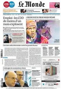 Le Monde & Suppléments du Vendredi 22 Novembre 2013