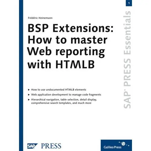 BSP Extensions: How to Master Web Reporting With Htmlb