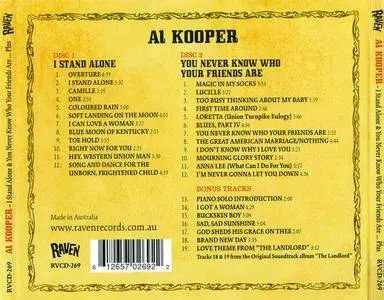 Al Kooper - I Stand Alone (1968) + You Never Know Who Your Friends Are...Plus (1969) 2 CD Expanded Reissue 2008 [Re-Up]