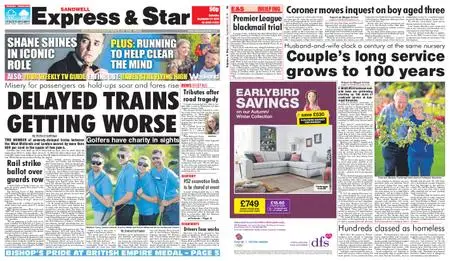 Express and Star Sandwell Edition – September 21, 2019