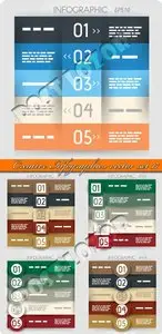 Creative Infographics vector set 17