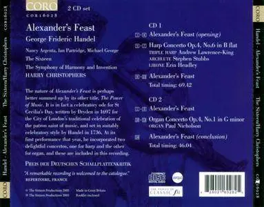Harry Christophers, The Sixteen - Handel: Alexander's Feast (2005)