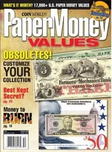 Paper Money Values. December 2008. 06