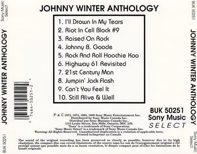 Johnny Winter - Anthology (1989)