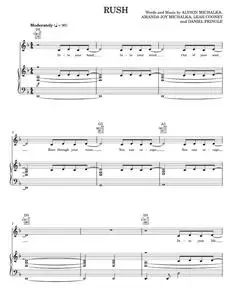Rush - Aly & AJ (Piano-Vocal-Guitar)