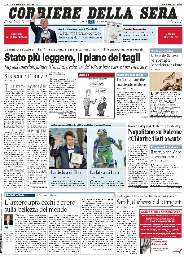 Il Corriere della Sera (24-05-10)