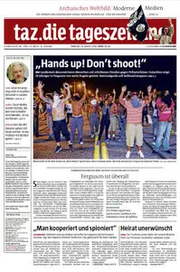 Tageszeitung TAZ vom 19 August 2014