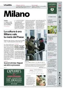 la Repubblica Milano - 9 Febbraio 2019