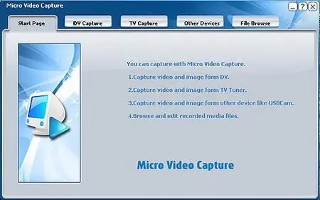 Microvideosoft Micro Video Capture 7.0.0.492 Multilanguage
