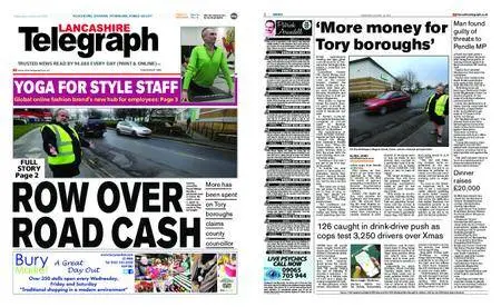 Lancashire Telegraph (Blackburn, Darwen, Hyndburn, Ribble Valley) – January 24, 2018