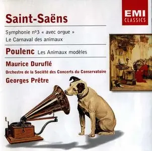 Saint-Saens: Symphony no 3, Carnival; Poulenc / Pretre, Durufle, Ciccolini (2001)