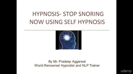 Hypnosis - Stop Snoring Now Using Self Hypnosis