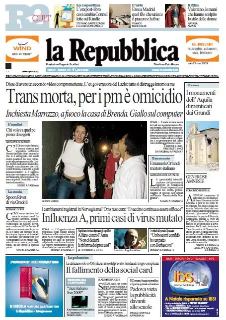 La Repubblica (21-11-09)