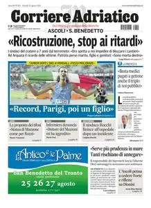 Corriere Adriatico Ascoli - 24 Agosto 2023