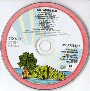 Morrissey - Maladjusted (1997) {Island Records CID 8059}