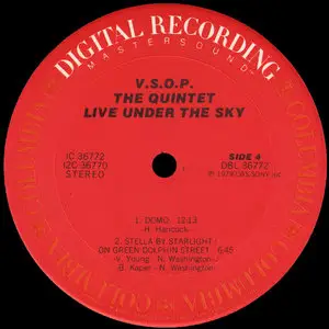V.S.O.P. - The Quintet - Live Under The Sky (1980) {CBS Mastersound I2C 36770} (24-96 vinyl rip)
