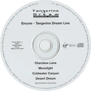 Tangerine Dream - Encore: Tangerine Dream Live (1977)  [1995, Definitive Edition, SBM Remaster]