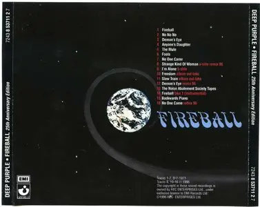 Deep Purple - Fireball (1971) [1996, 25th Anniversary Edition]