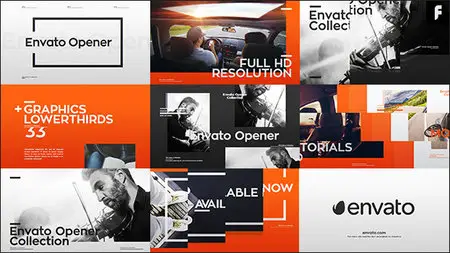 Modern Opener + 33 Lower Thirds - Project for After Effects (VideoHive)