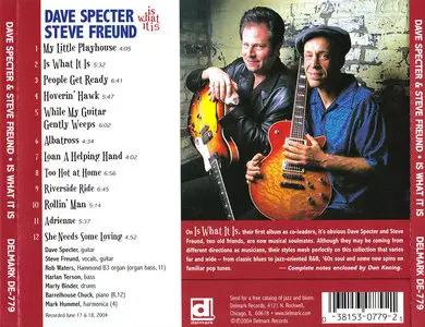 Dave Specter & Steve Freund - Is What It Is (2004)