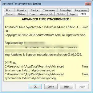 Advanced Time Synchronizer Industrial 4.3 Build 809 Multilingual