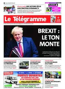 Le Télégramme Quimperlé – 08 septembre 2020
