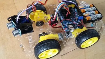 Arduino UNO Based Obstacle Avoiding Robot Car & RC-Control