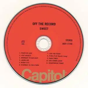 Sweet - Off The Record (1977) [2016, Universal Music Japan UICY-77749]