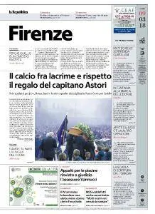 la Repubblica Firenze - 9 Marzo 2018