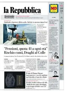 la Repubblica - 5 Ottobre 2018