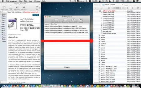 CHM Unpacker v1.1 Mac OS X