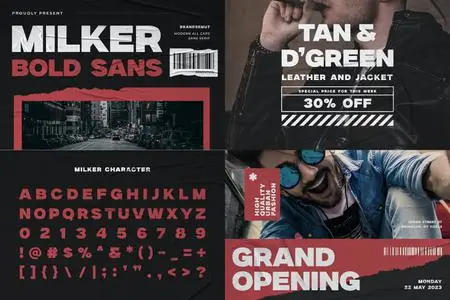 Milker - Bold Sans Serif