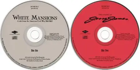 VA - White Mansions (1978) + The Legend Of Jesse James (1980) 2CD Set Reissue, 1997