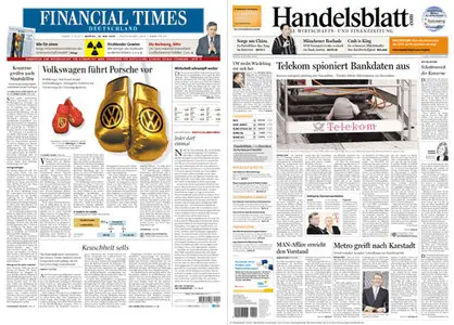 FinancialTimes Deutschland  & Handelsblatt vom 18.05.2009