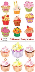 Vectors - Different Tasty Cakes