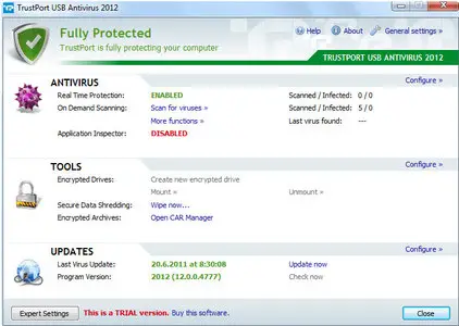TrustPort USB Antivirus 2012 12.0.0.4798 Multilingual
