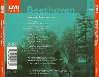 Vladimir Ashkenazy, Itzhak Perlman, Lynn Harrell - Beethoven: Piano Trios, Vol.1 (2003) (Repost)