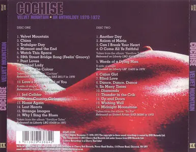 Cochise - Velvet Mountain: An Anthology 1970-1972 (2013)